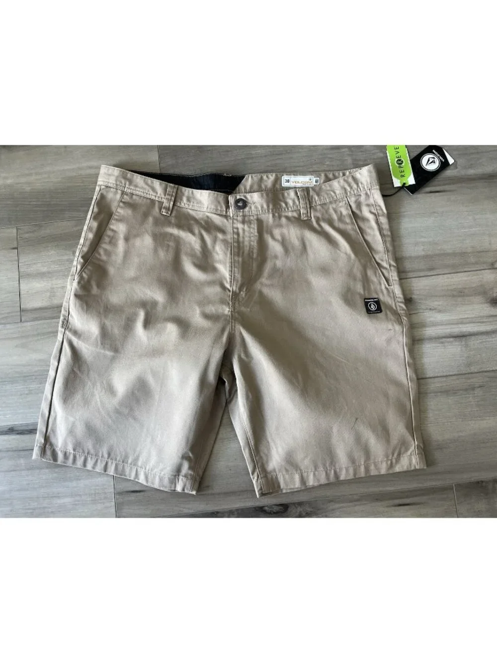 VOLCOM FRCKN Drifter 20 Short Khaki size 38 New $38 Casual Men's Board Short